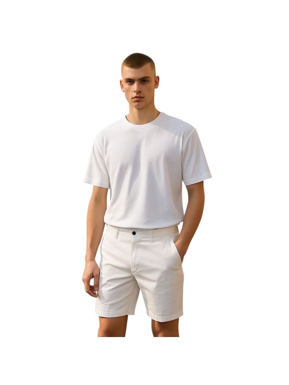 Theory Men’s White High Rise Shorts Size 38